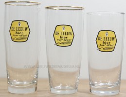 leeuw bier 1966 diverse glazen